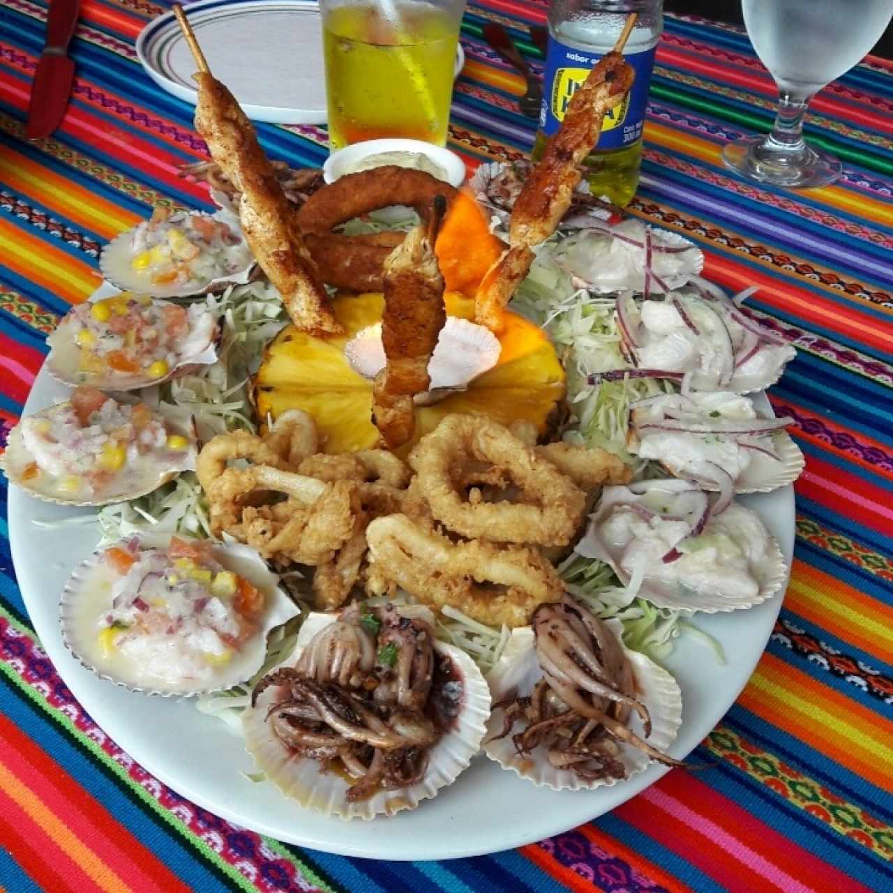 piqueo de mariscos