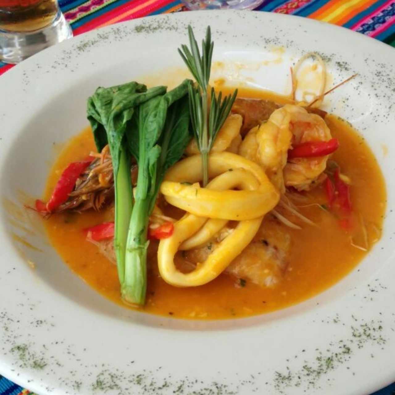 corvina rellena de langostinos