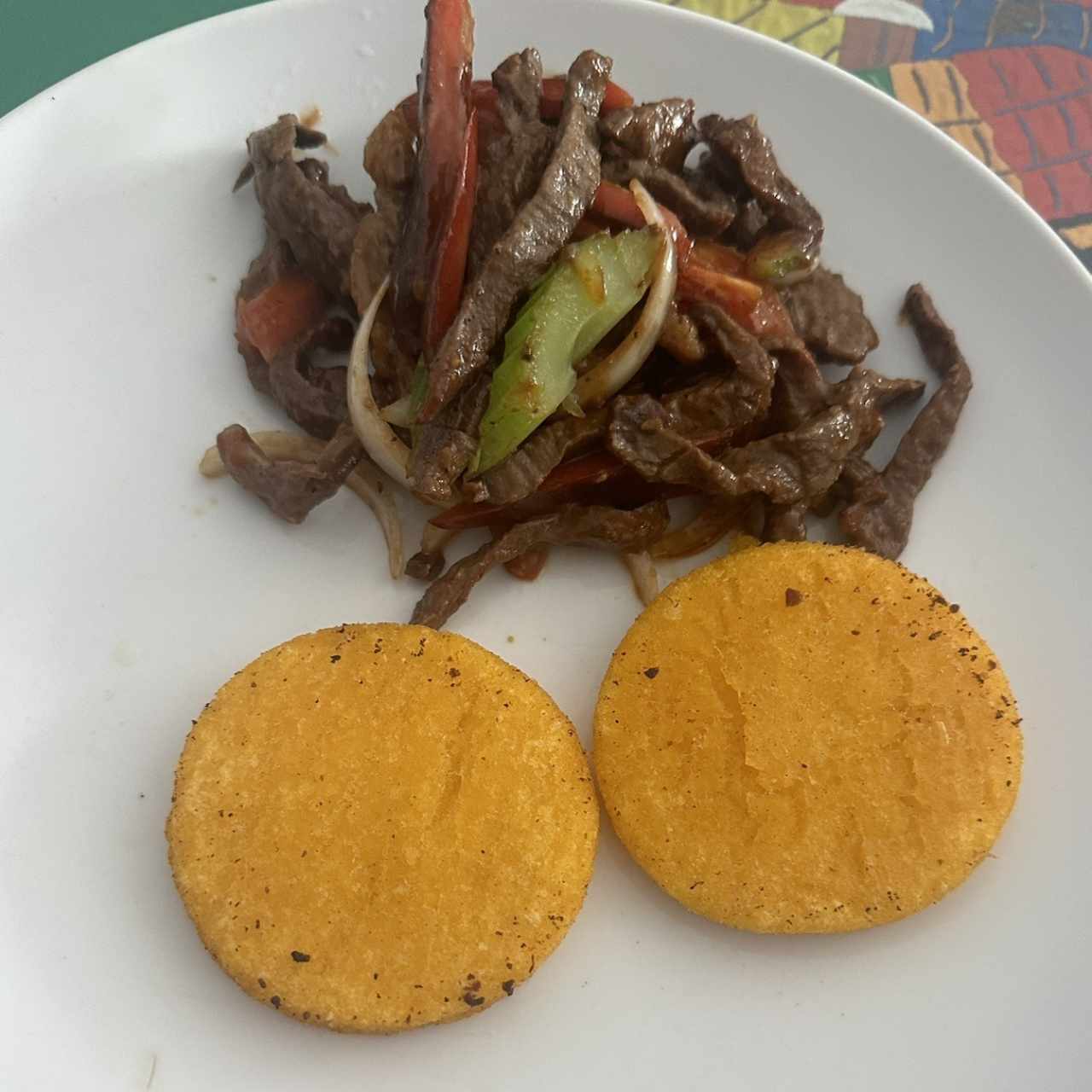 Desayuno - Encebollado con tortillas 