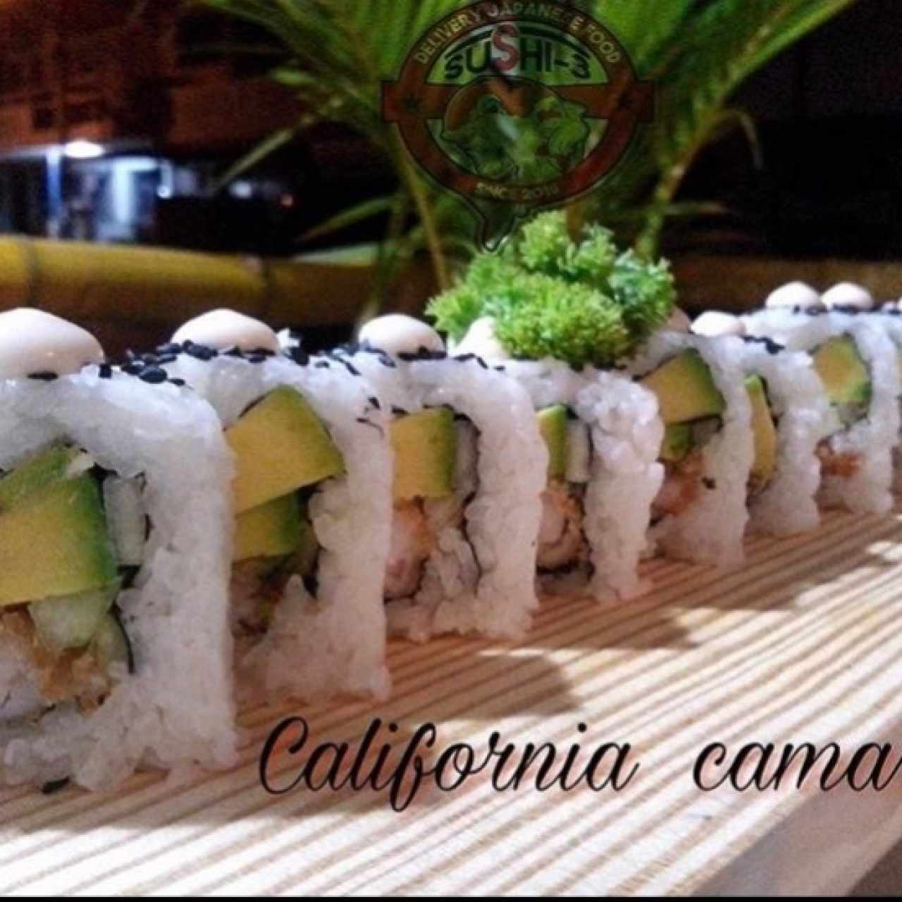 California camarón rolls