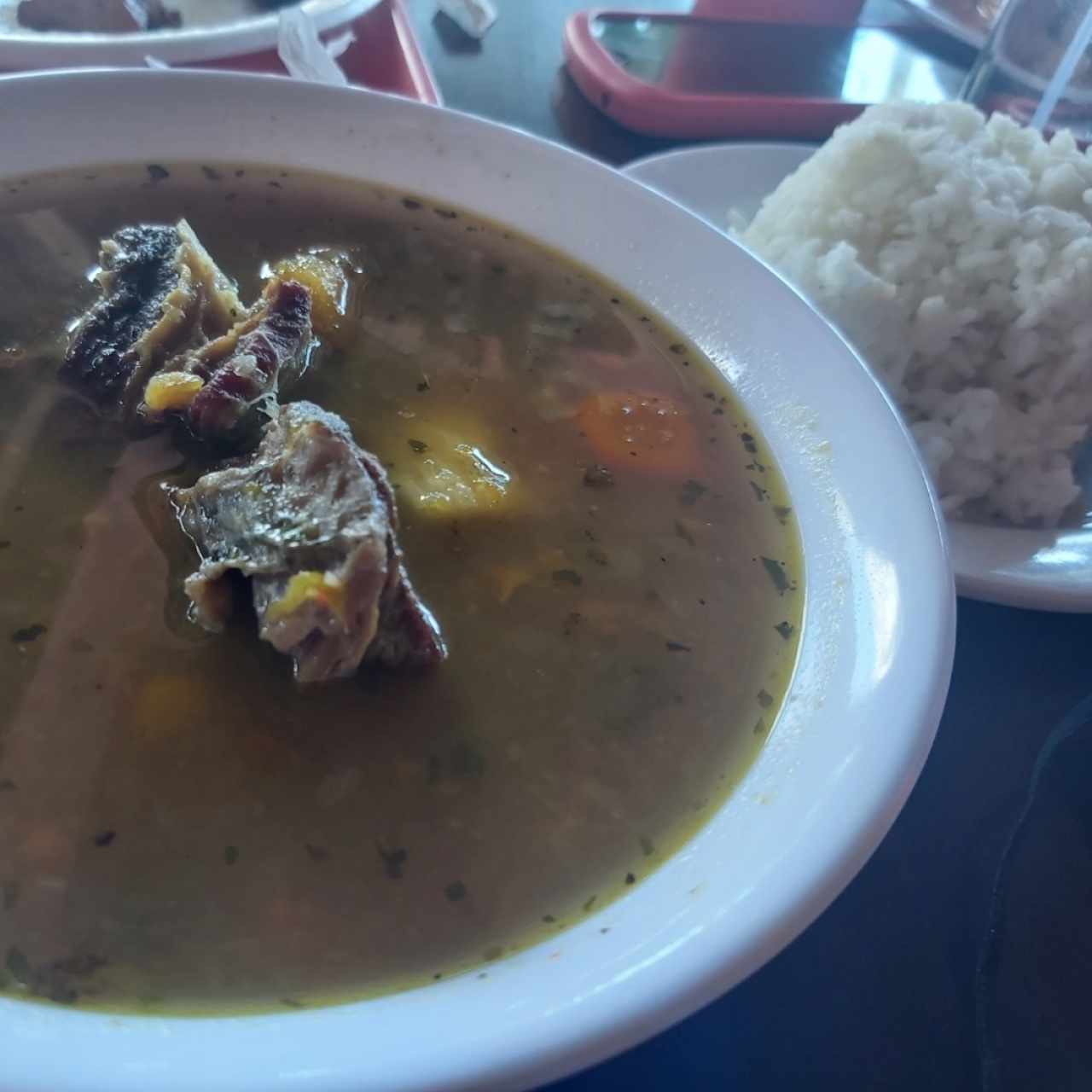 Sopa de Costilla Ahumada