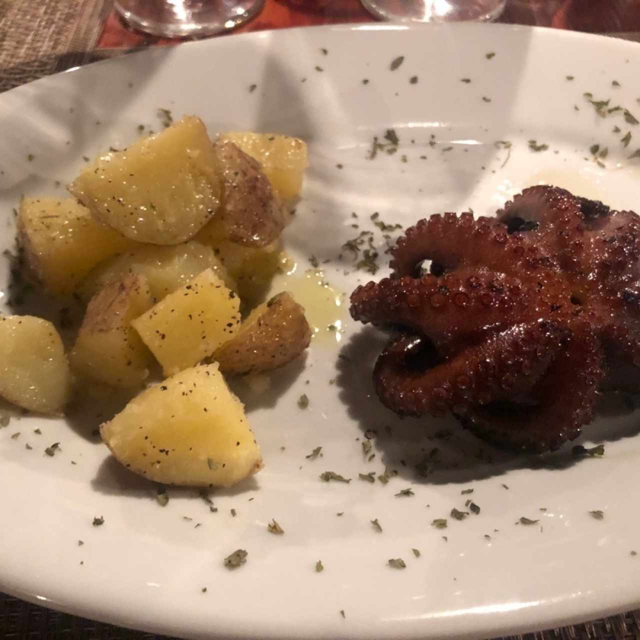 pulpo al carbon 