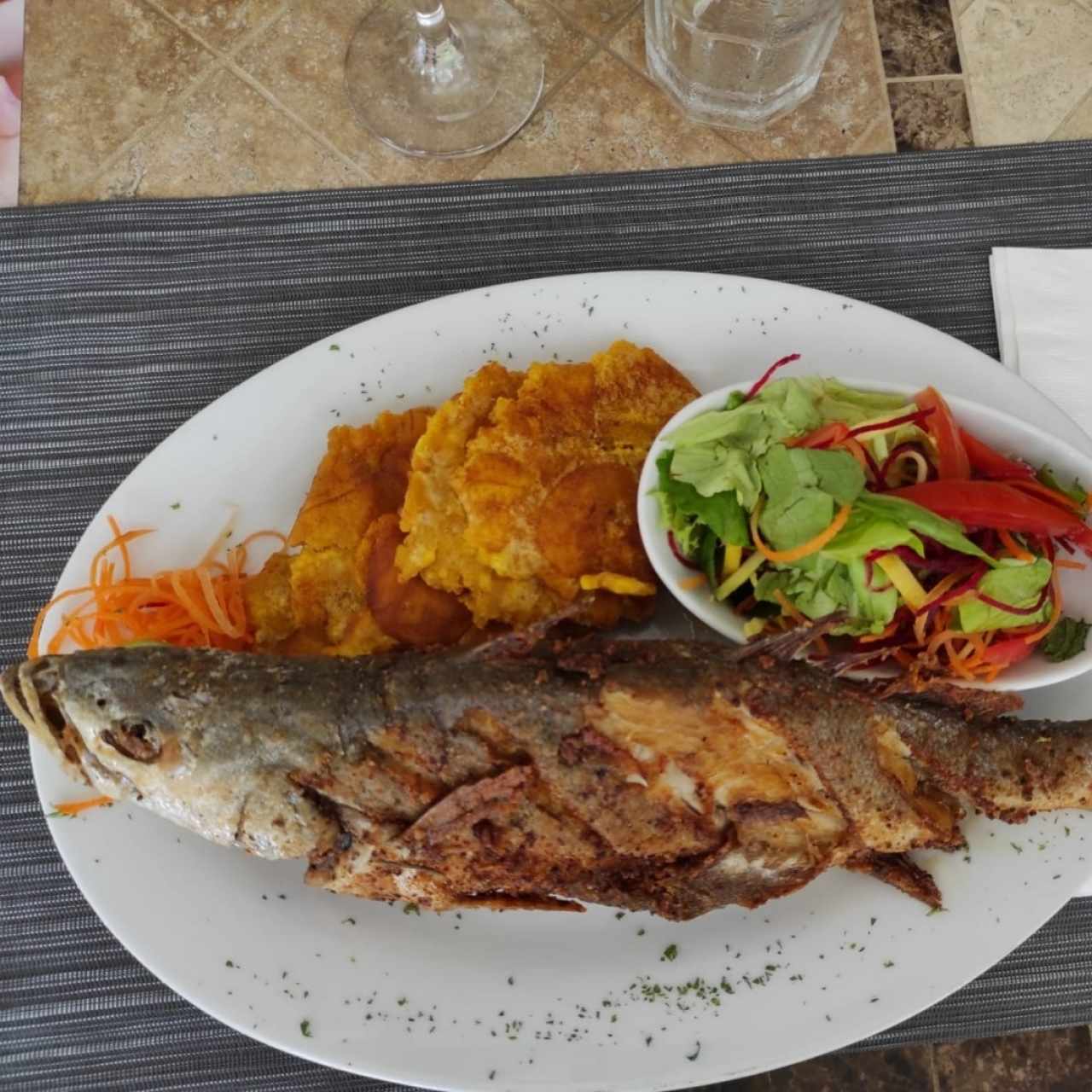 Pescado frito