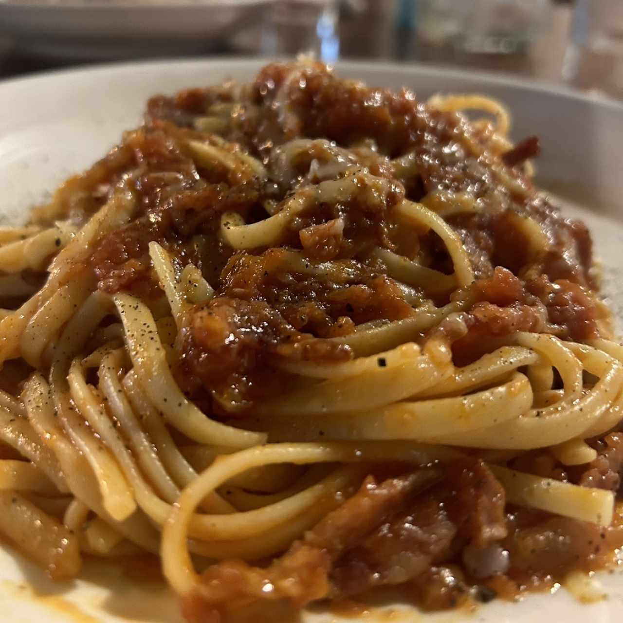 Linguini A la Amatriciana