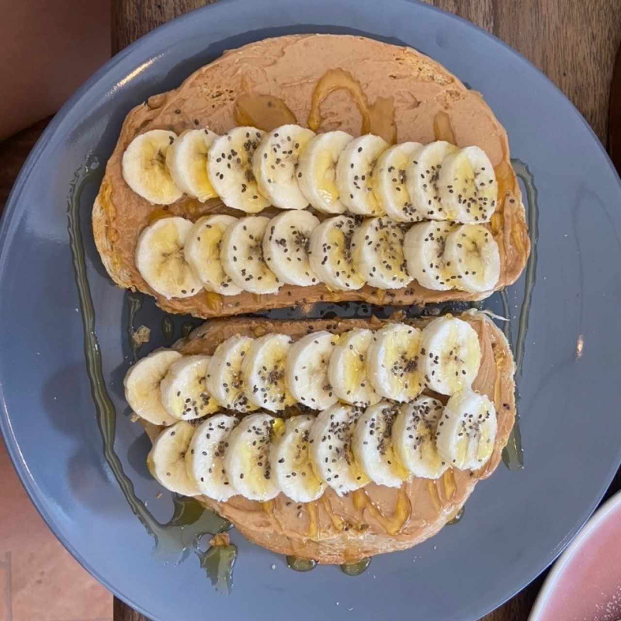 Tostada Maní y banana