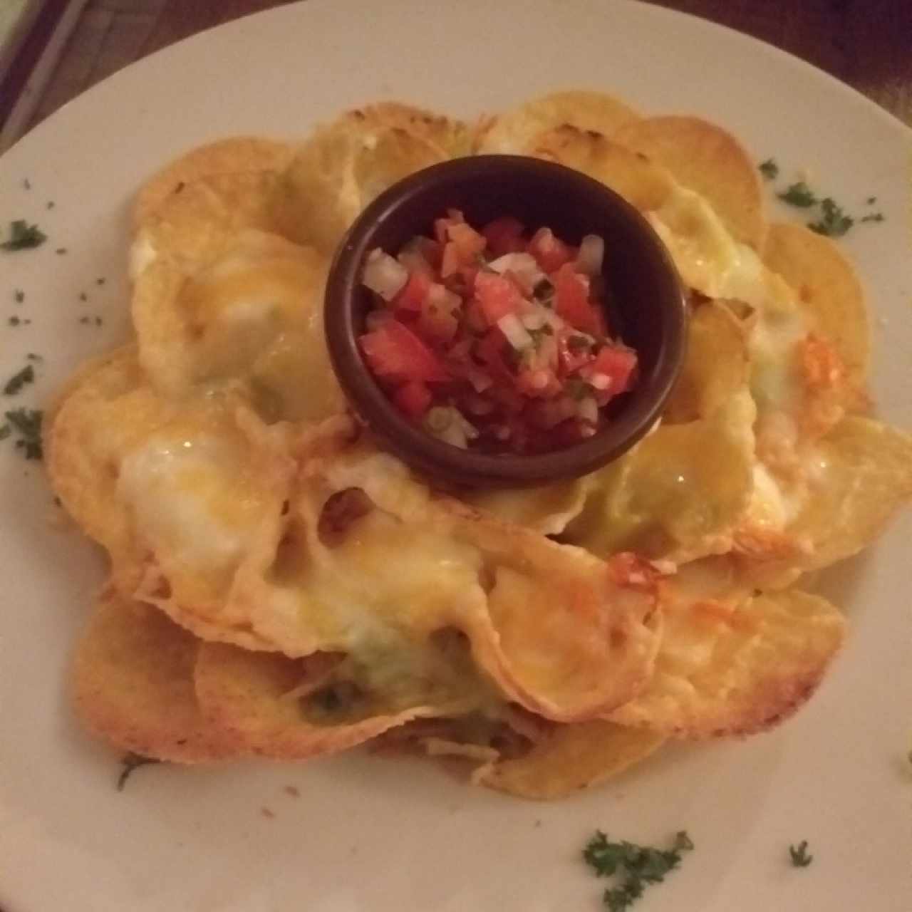 Nachos de pollo