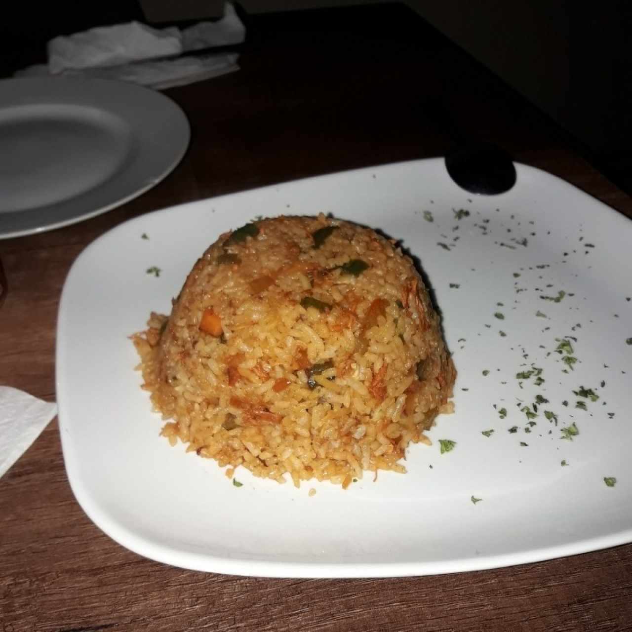 Arroz con pollo, riquísimo y es buco arroz