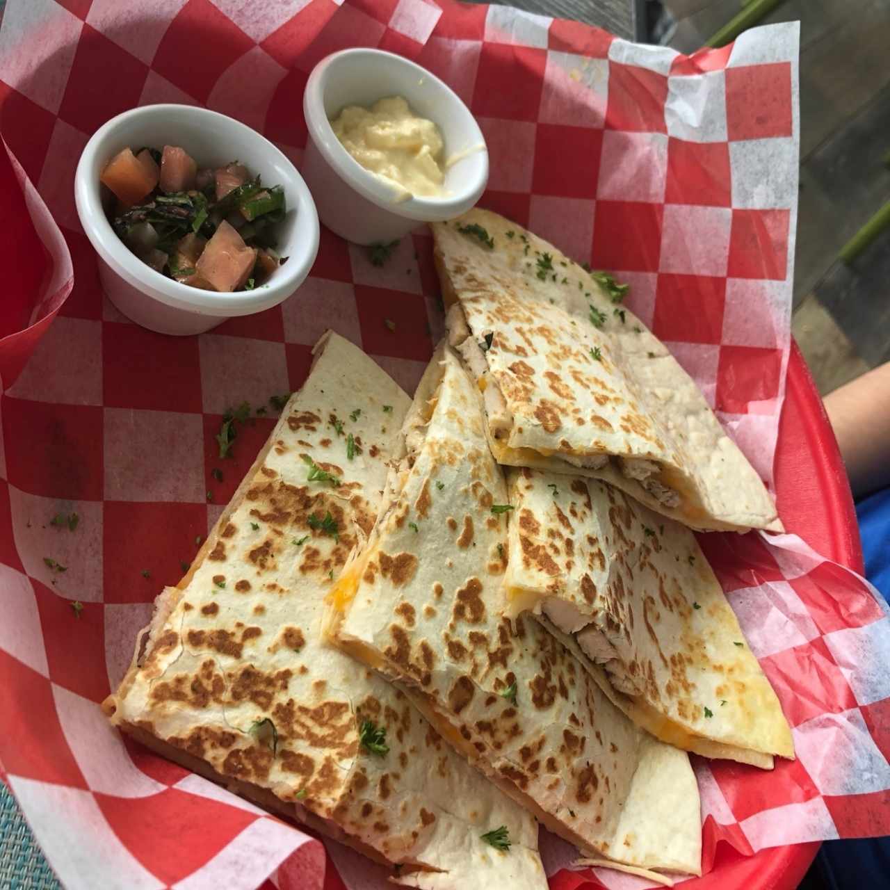 Quesadillas de pollo