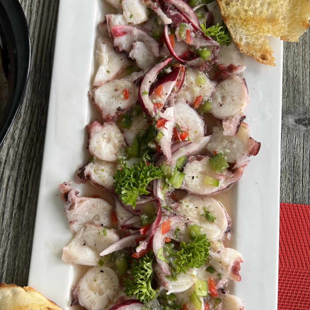 Entradas - TIRADITO DE PULPO