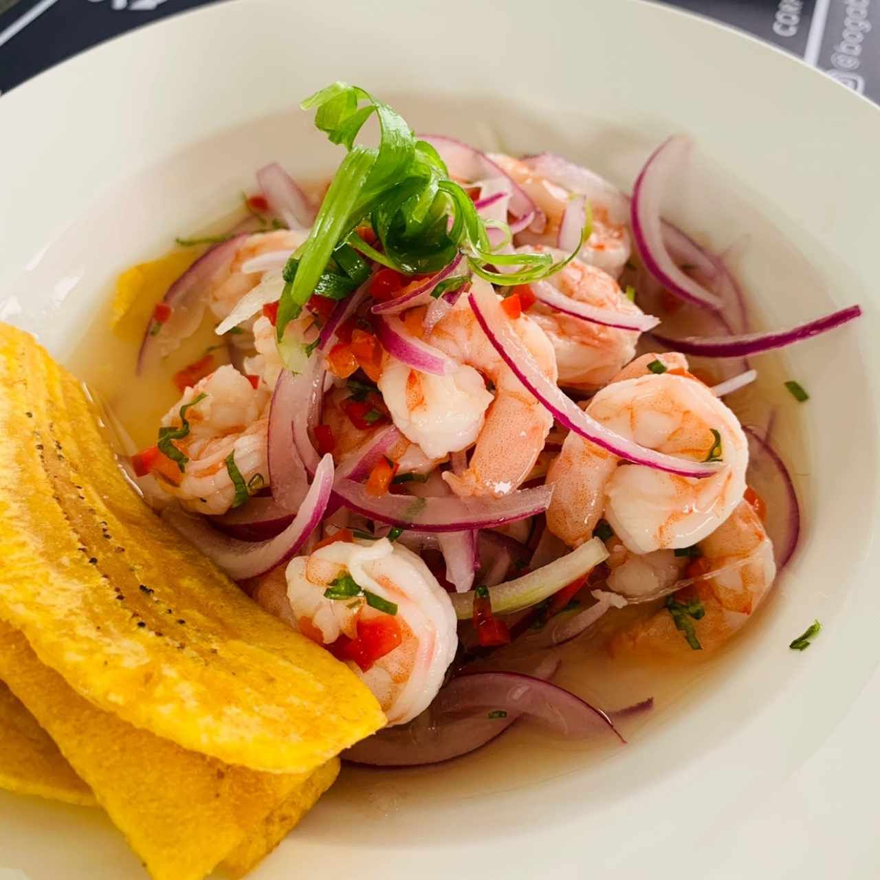 ceviche de camarones