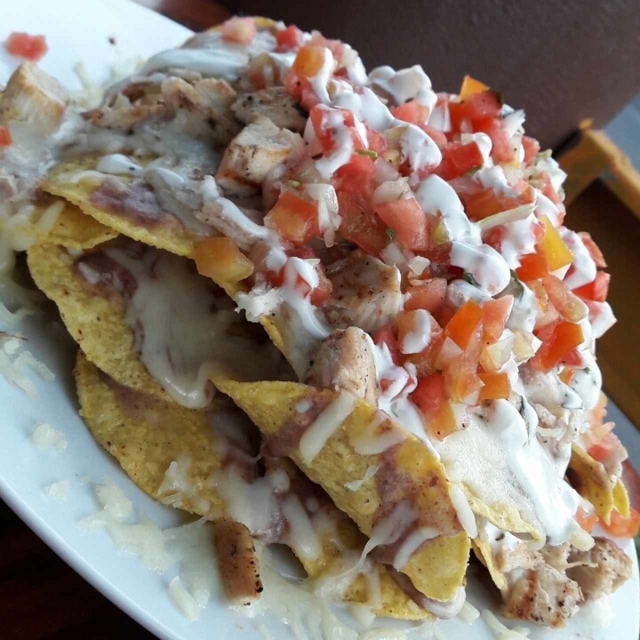 Nachos de pollo