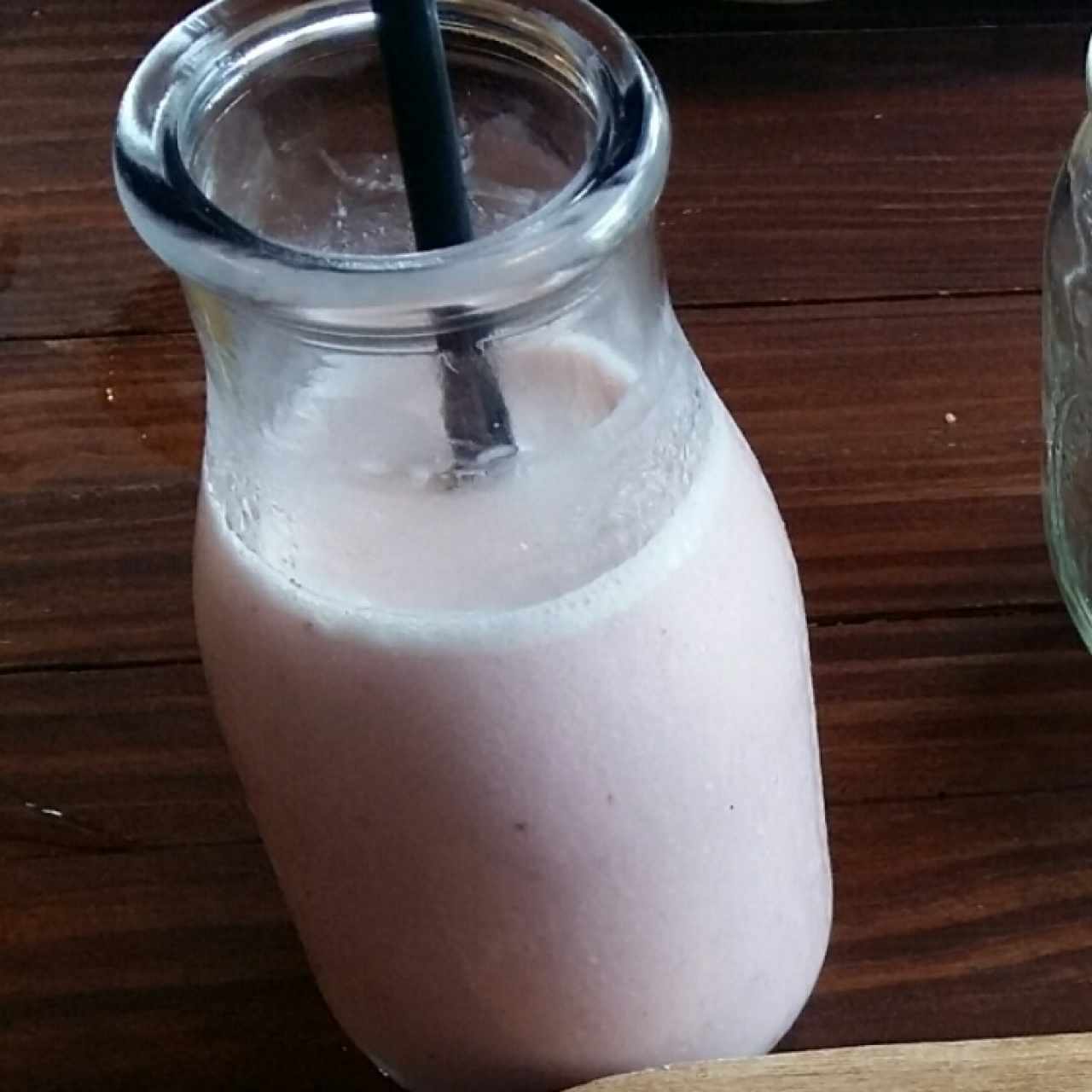 batido fresa coco