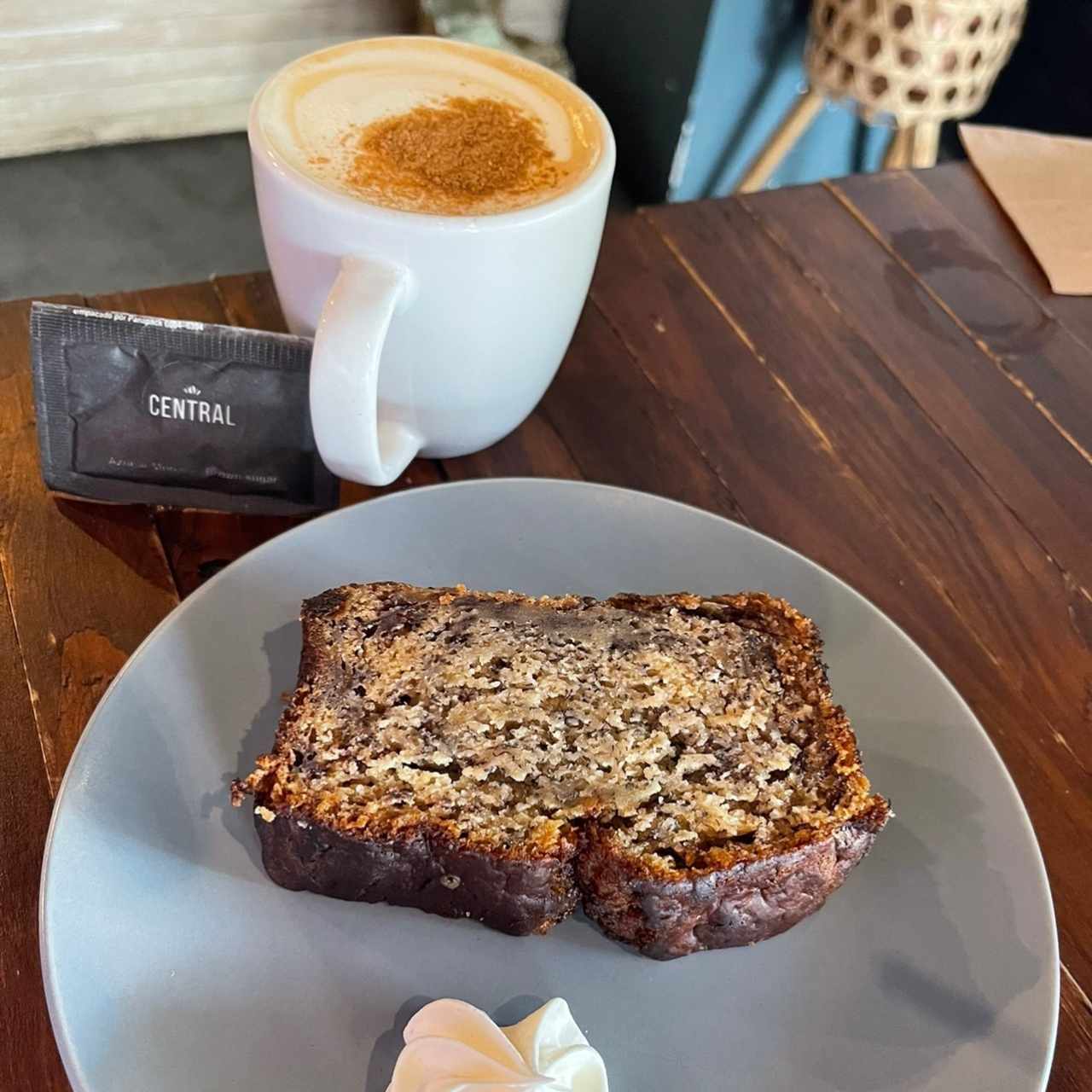 Capuccino con Dulce de Güineo