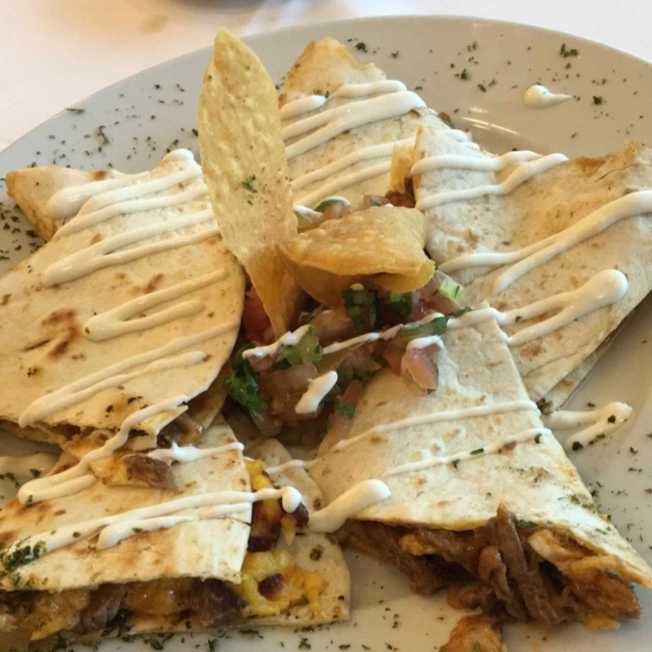 quesadillas