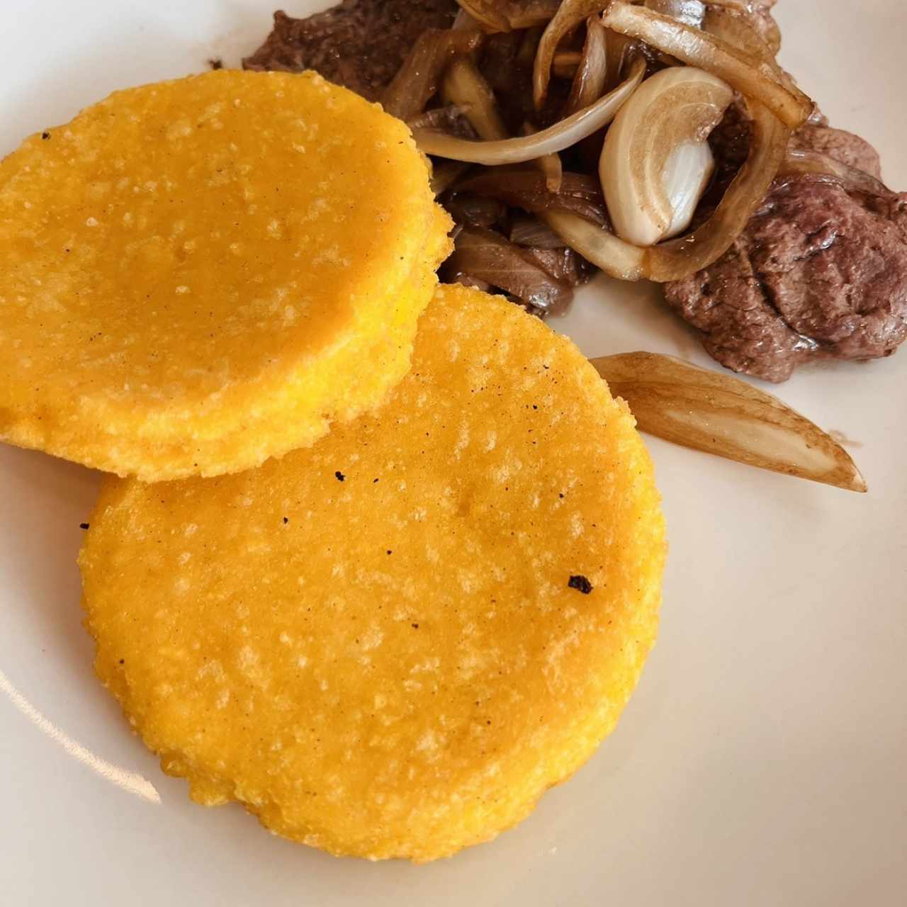 Bistec con tortilla