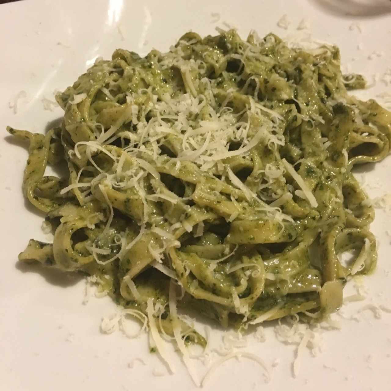 Fetuccini al pesto