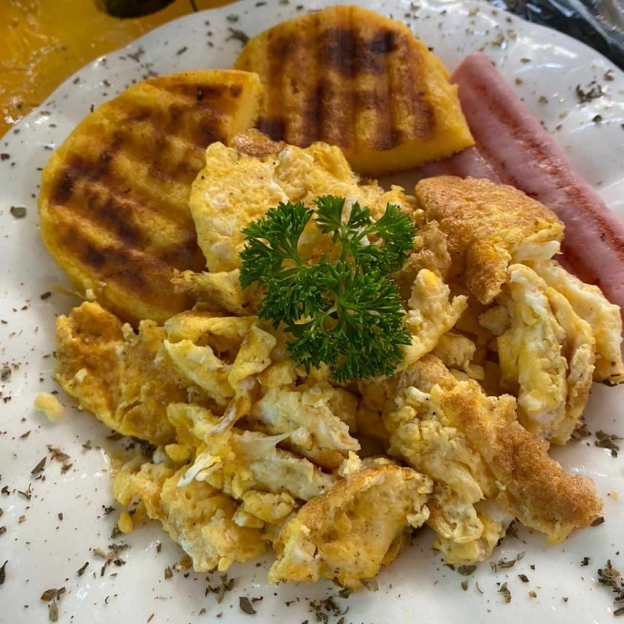 Desayuno con tortilla