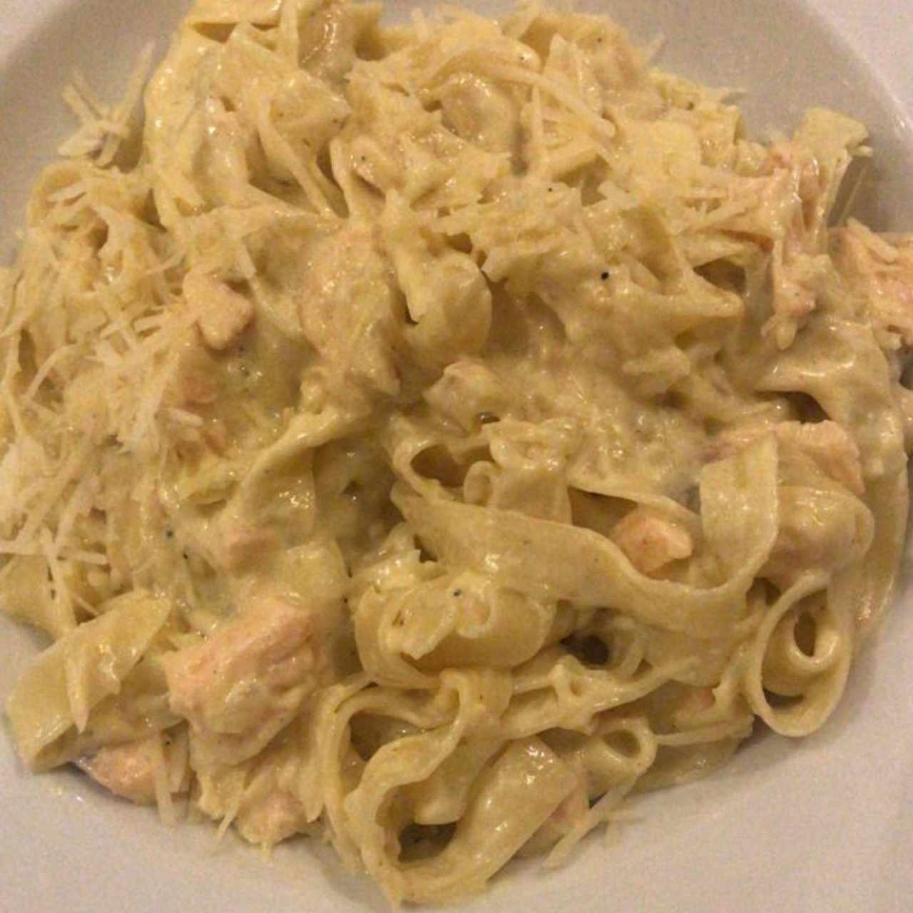 Pasta con Salmón 