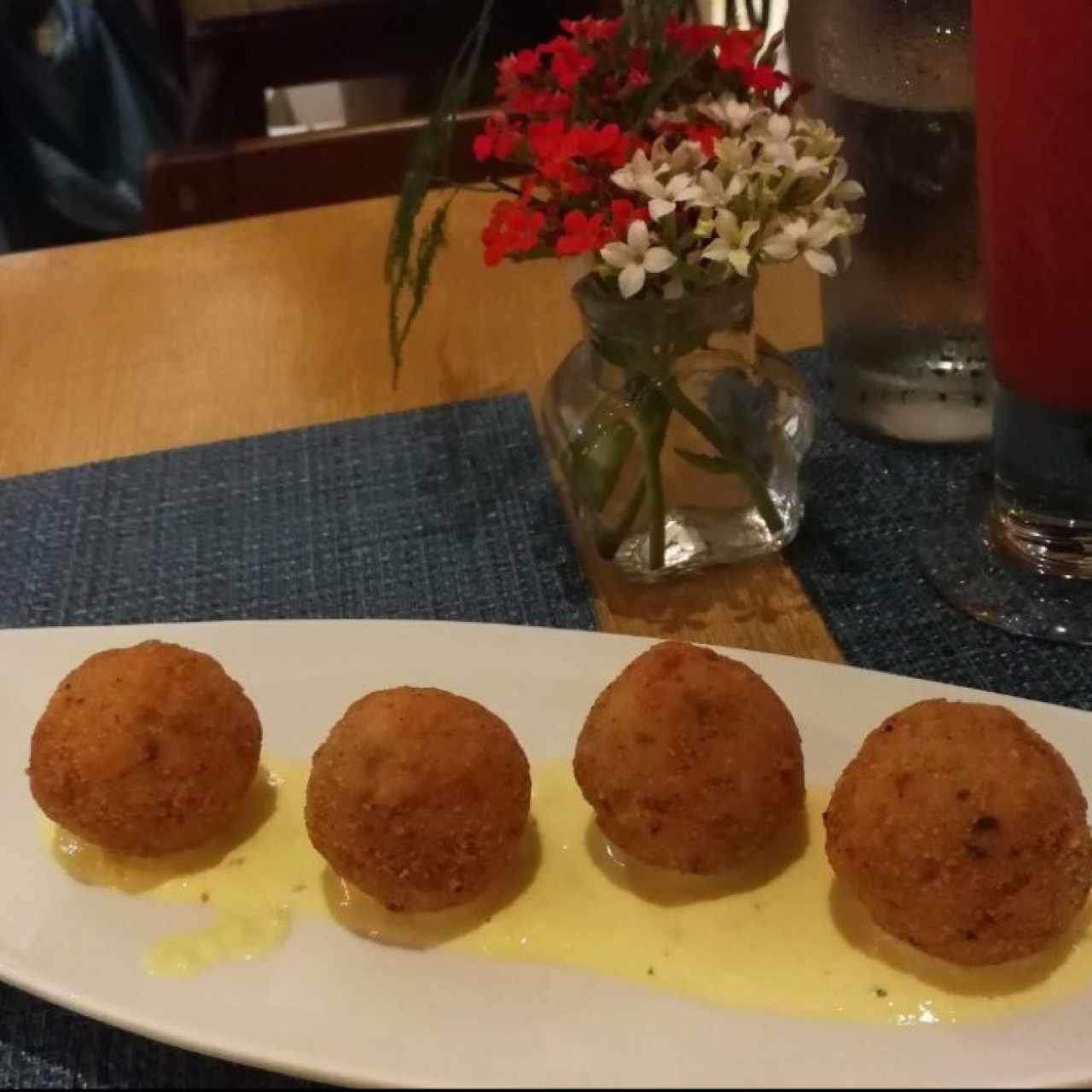 croquetas de rissoto de hongo