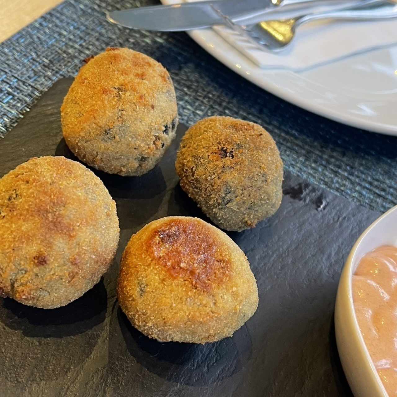 Croquetas de Risotto de Hongos