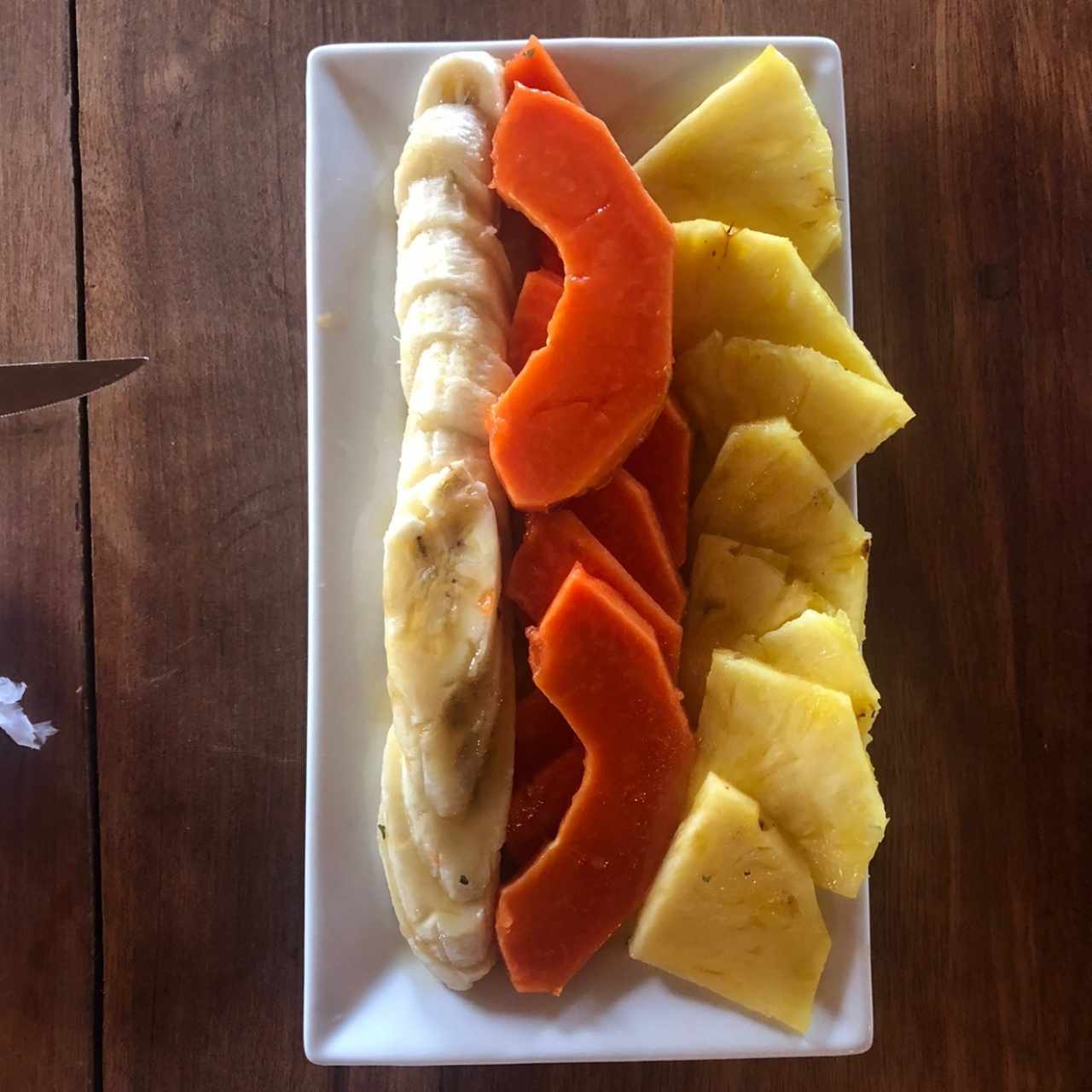 Ensalada de frutas con miel 