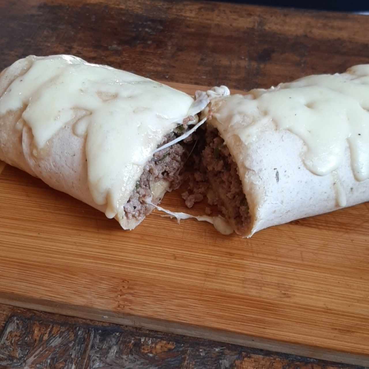 Burrito gratinado