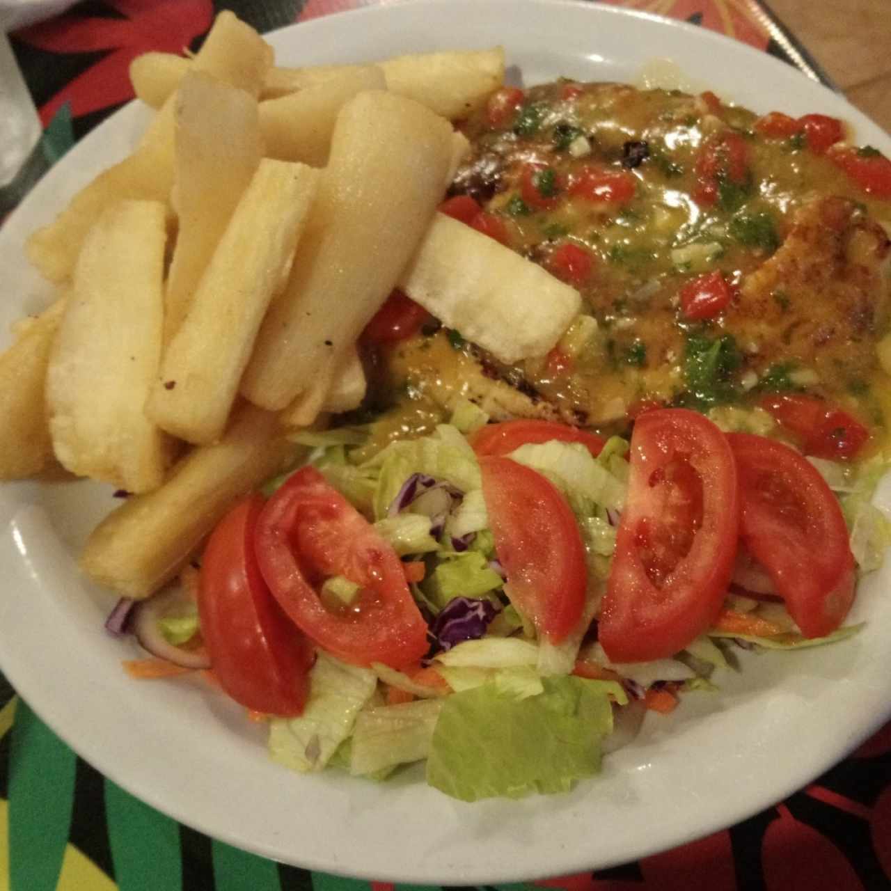 Filete de Corvina al Ajillo