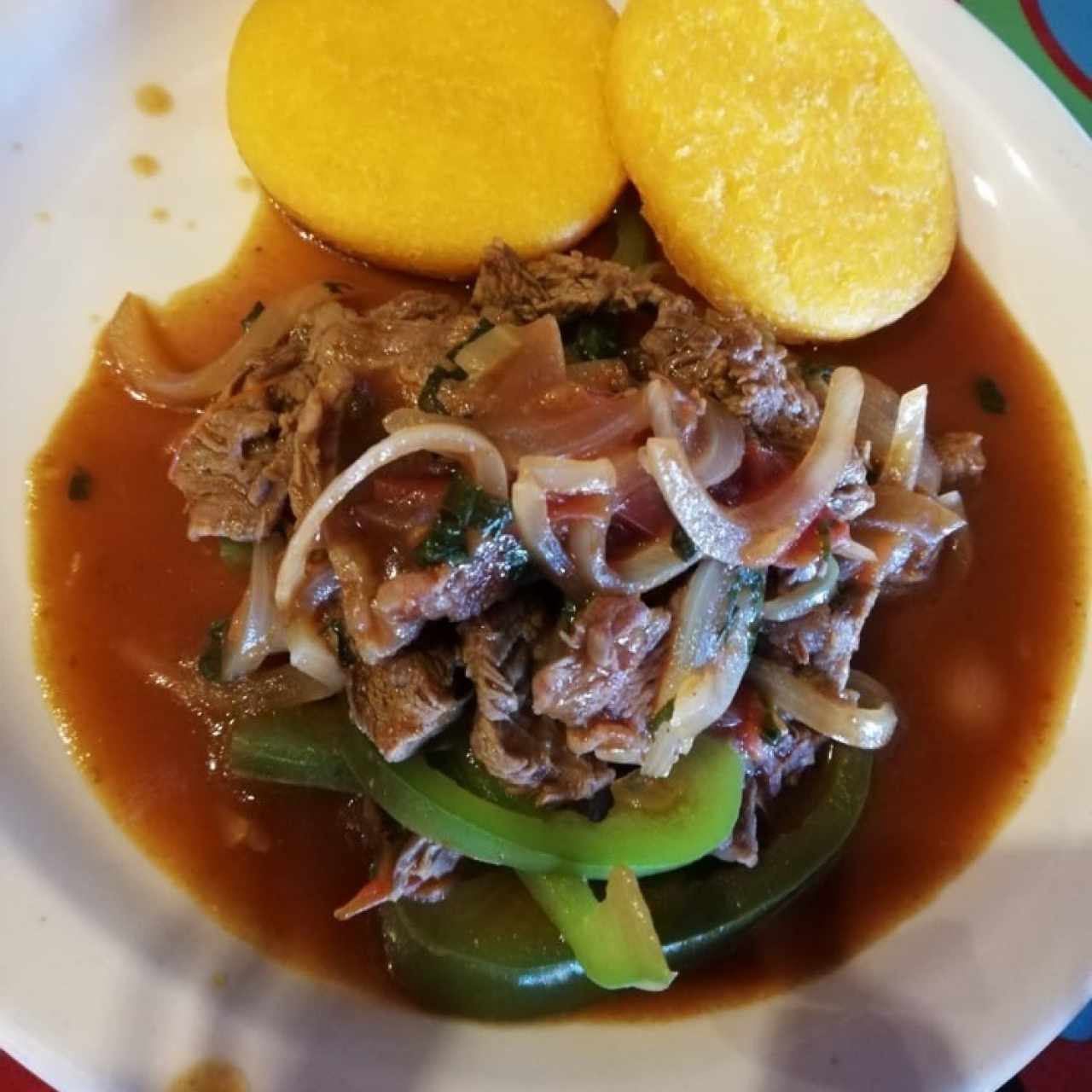 bistec con tortillitas 