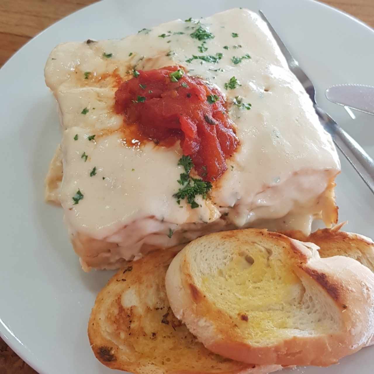 lasagna de pollo 