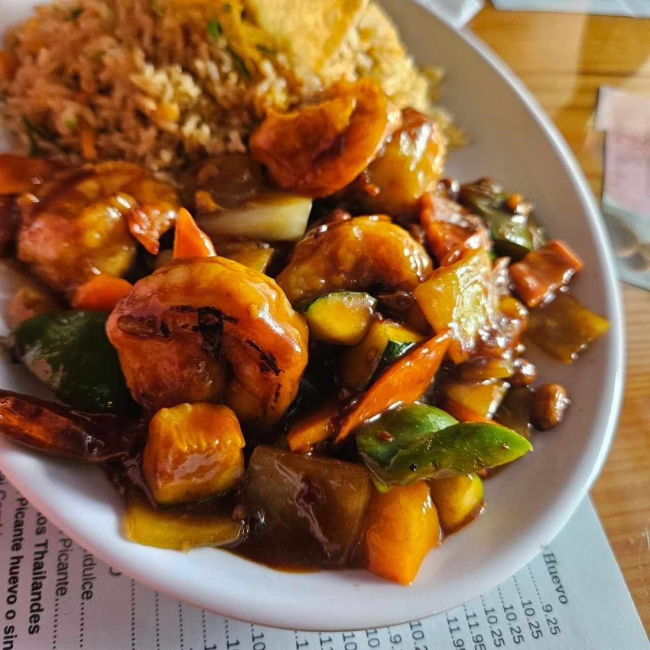 camarón kung pao