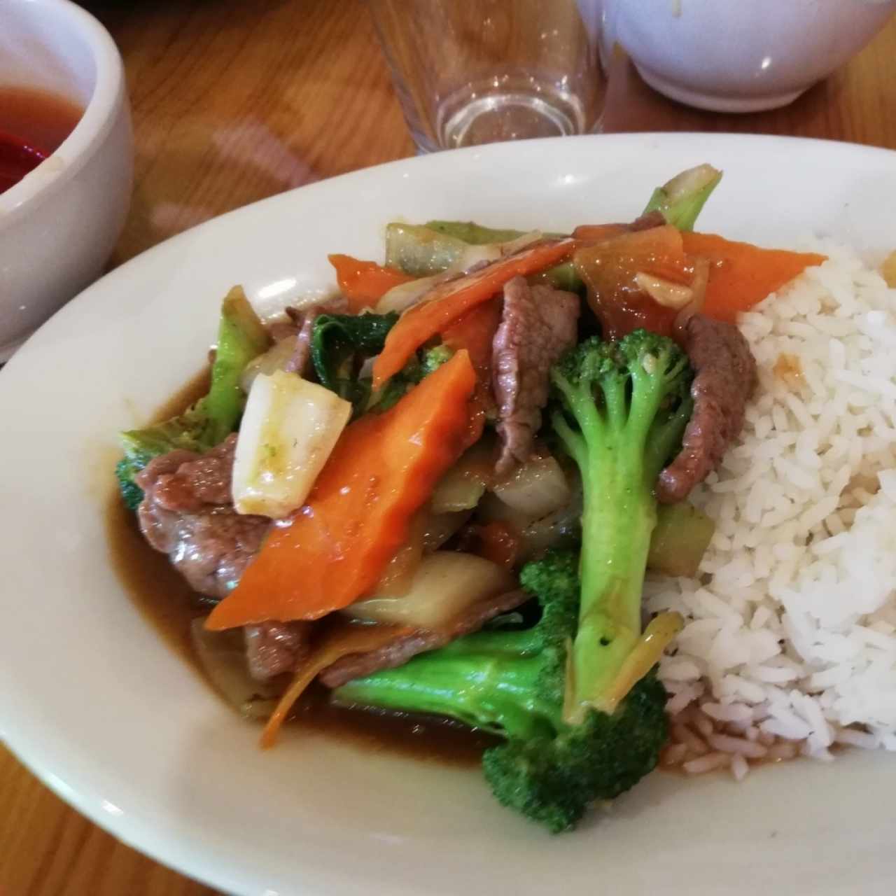 filete con brócoli del menú ejecutivo