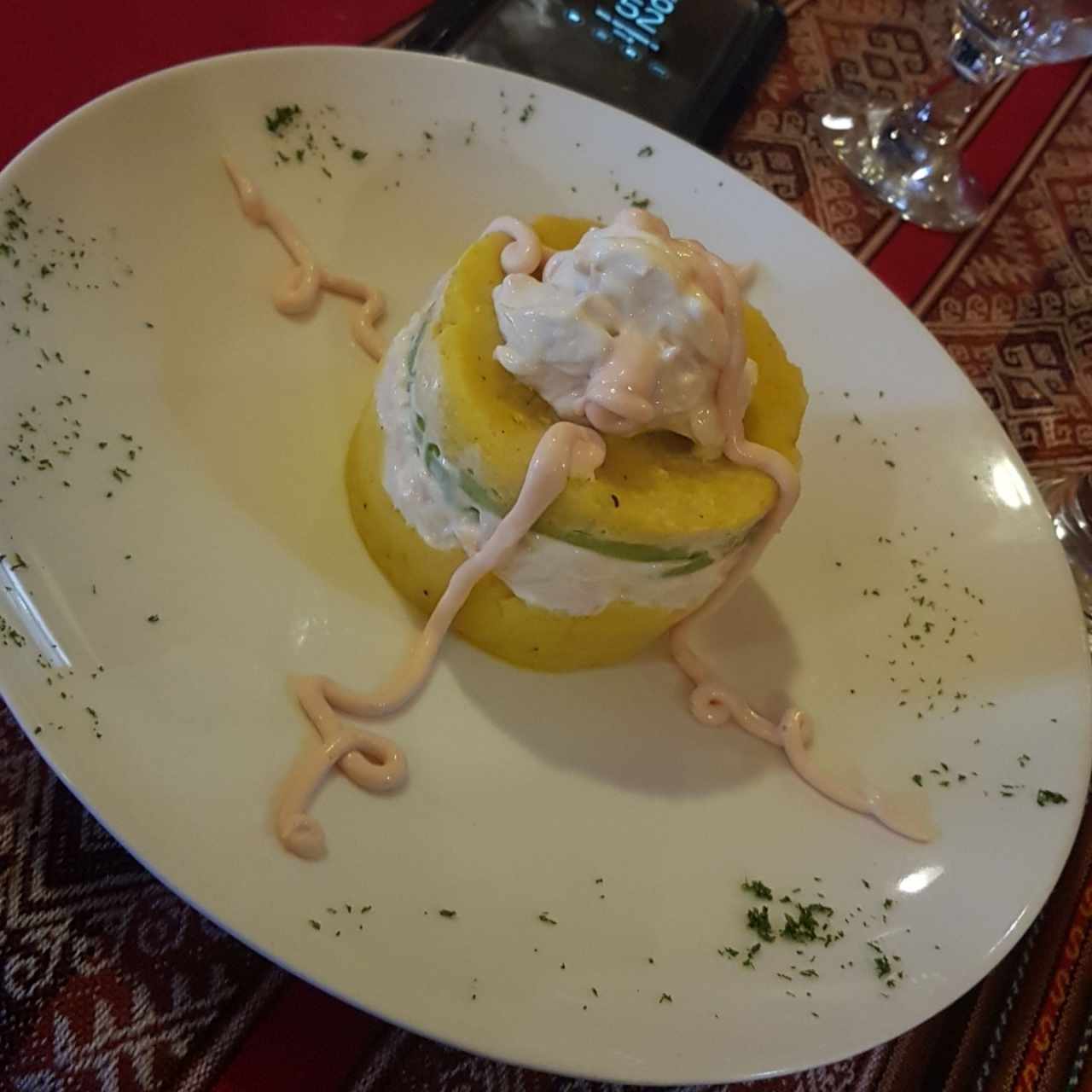 Causa rellena de Pollo