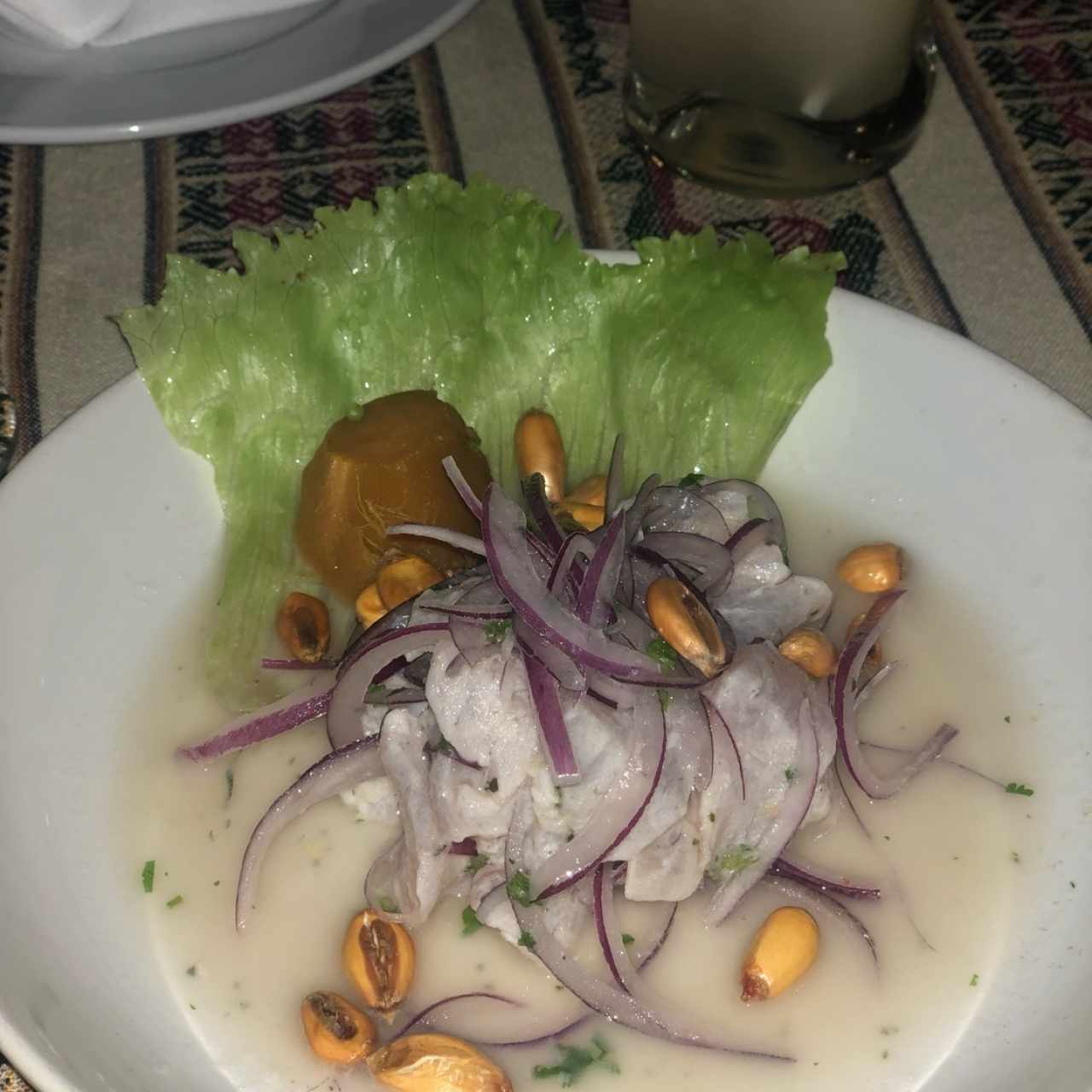 Ceviche de corvina