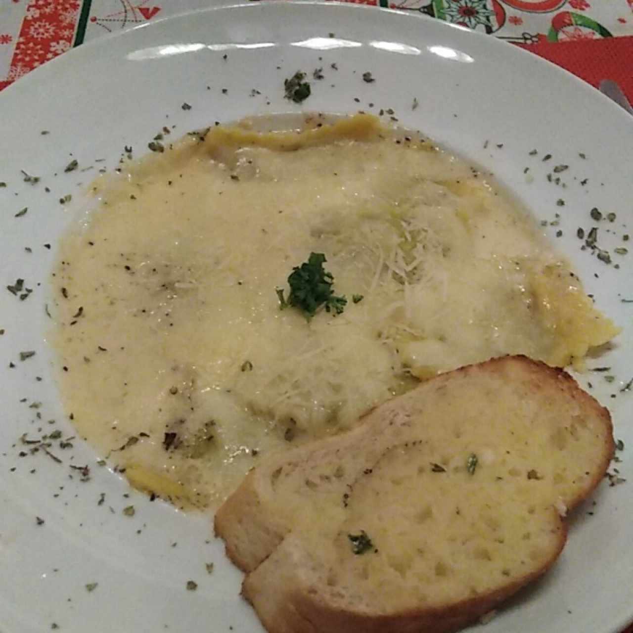 raviolis de riccota y espinaca