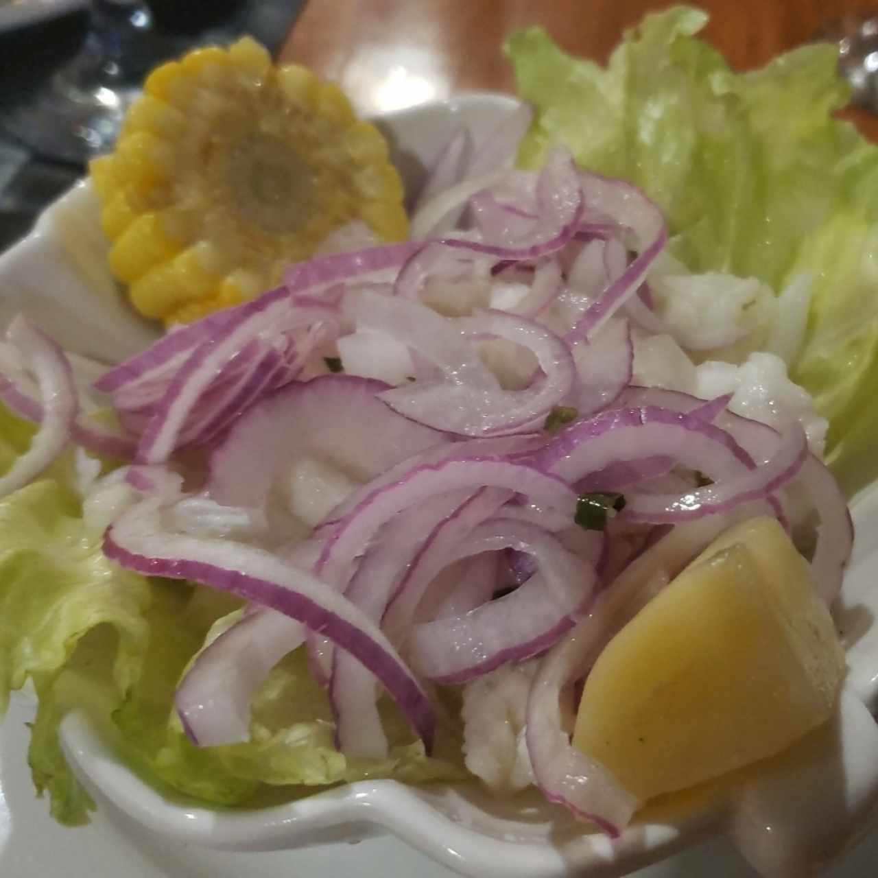 Ceviche frio de pescado