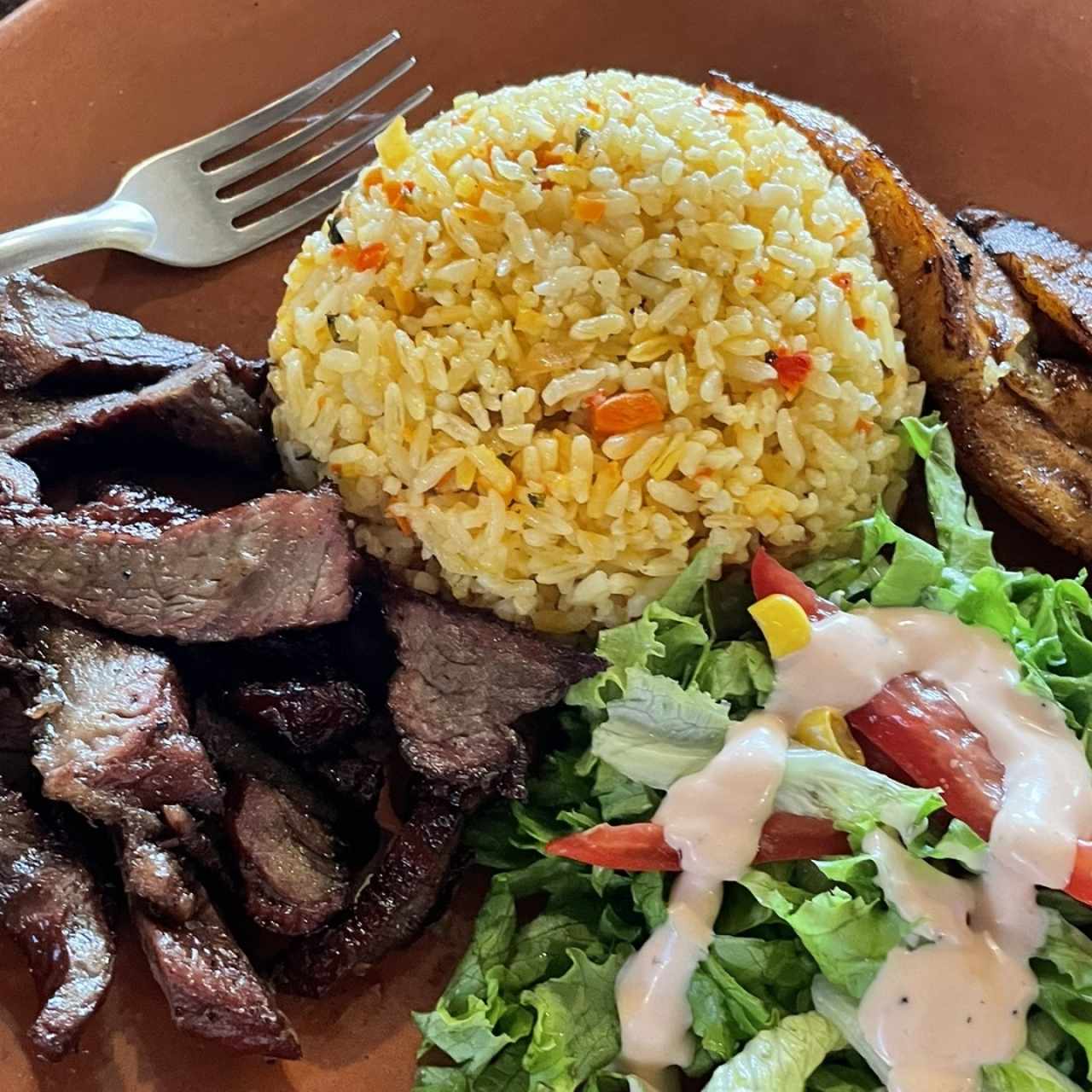 Comida con Carne Ahumada