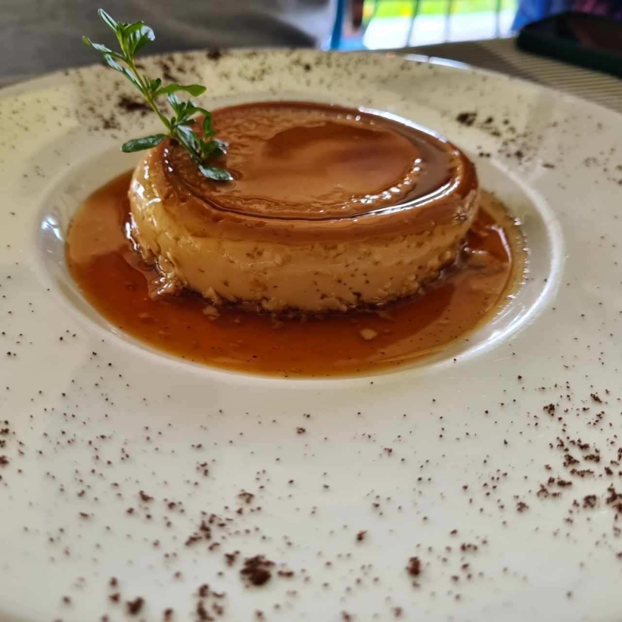 flan de cafe