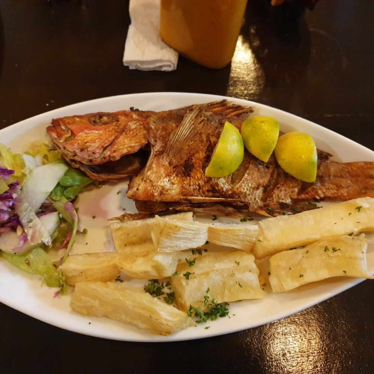 Pescado frito 