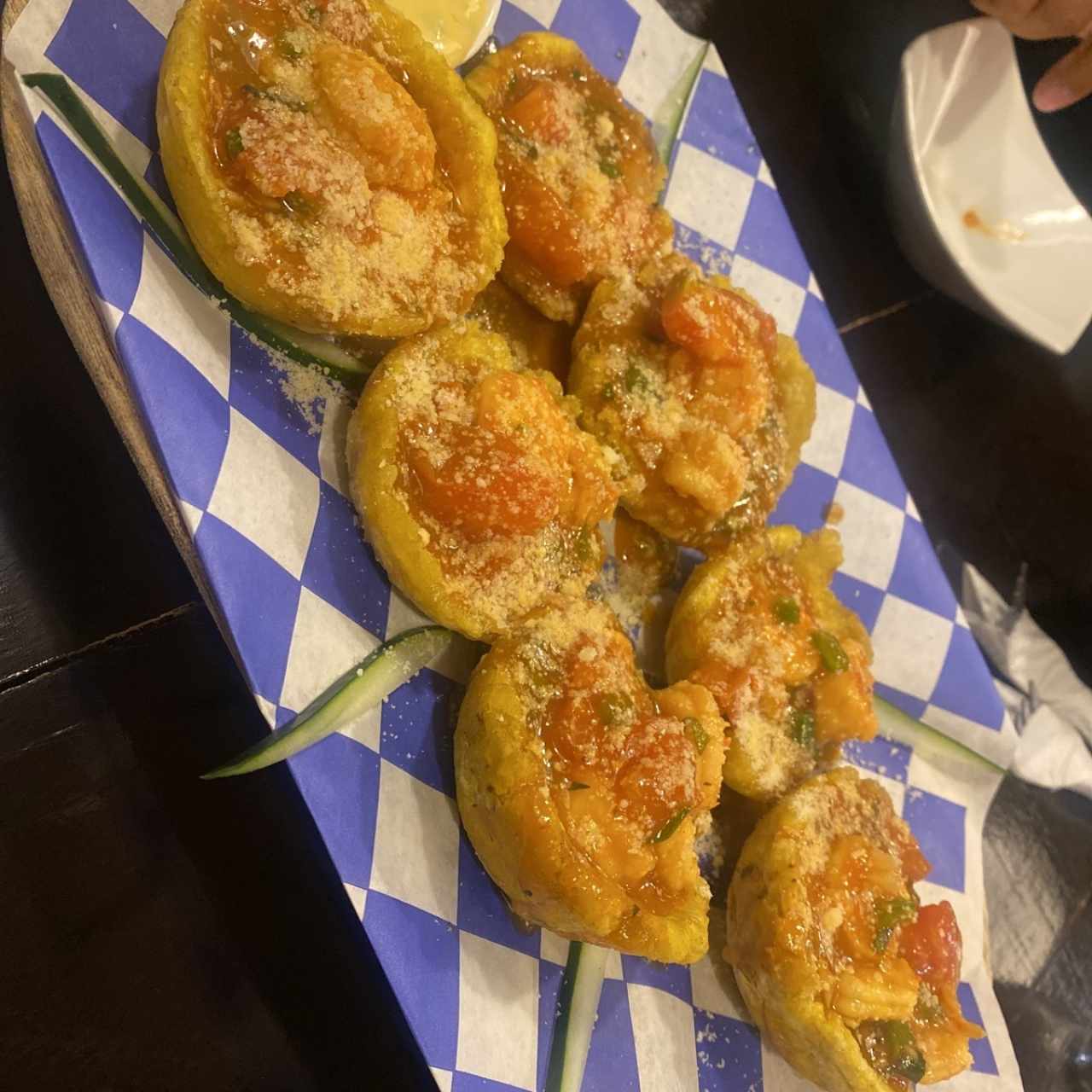 Patacones rellenos 