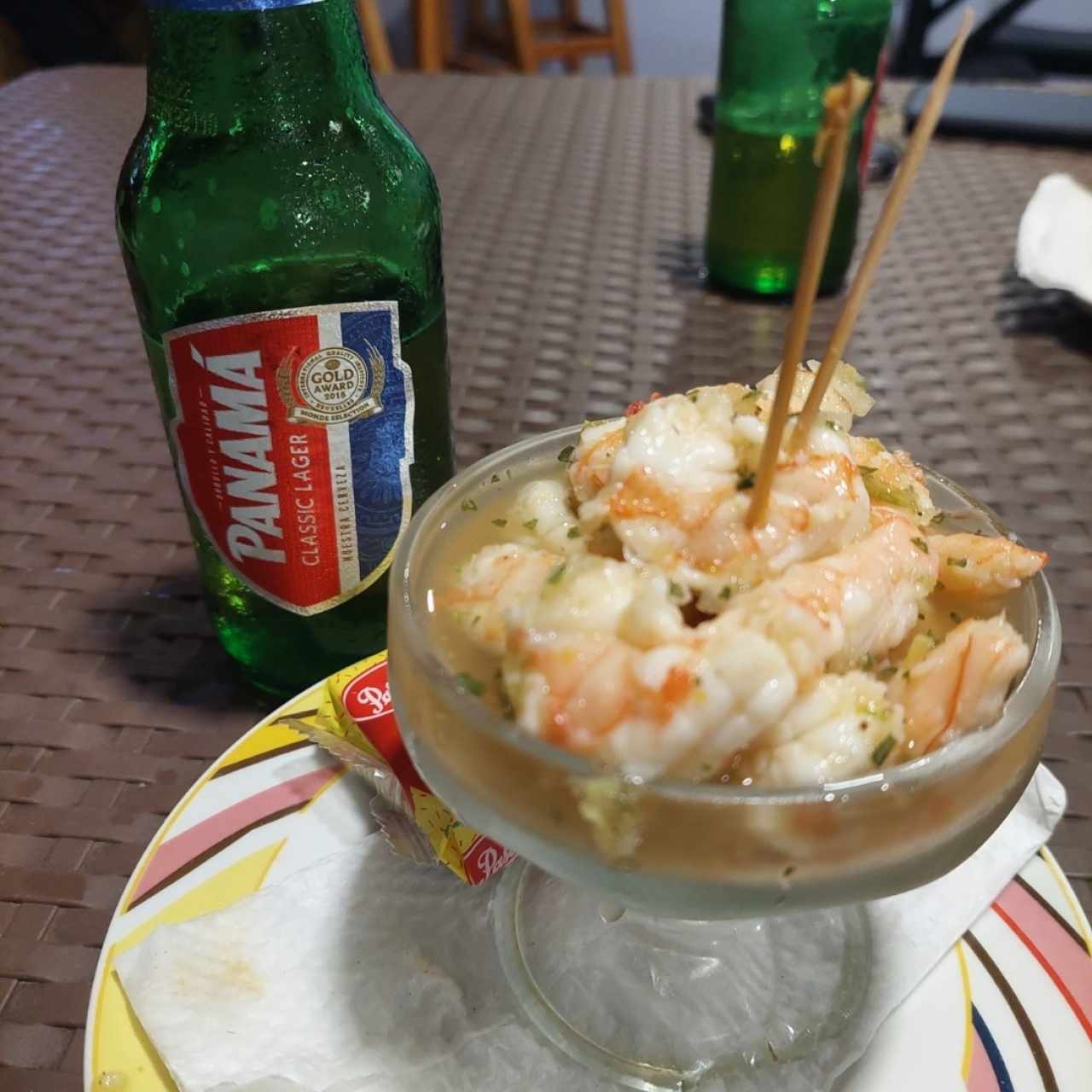 ceviche de camarones 