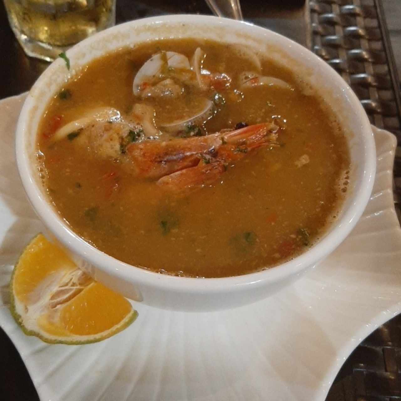 sopa de mariscos