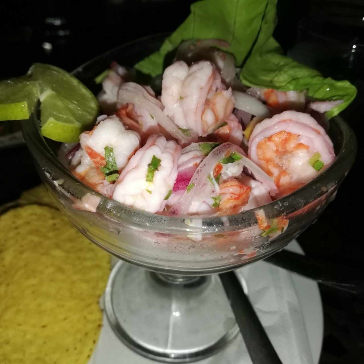 ceviche de camarón