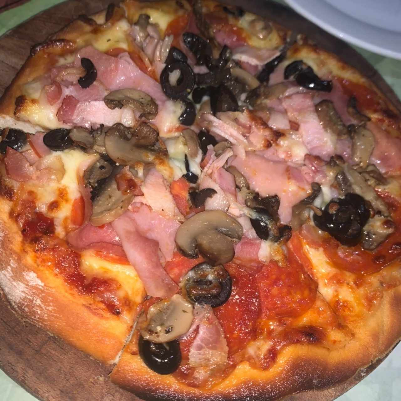 pizza de combinación 🍕❤️‍🔥