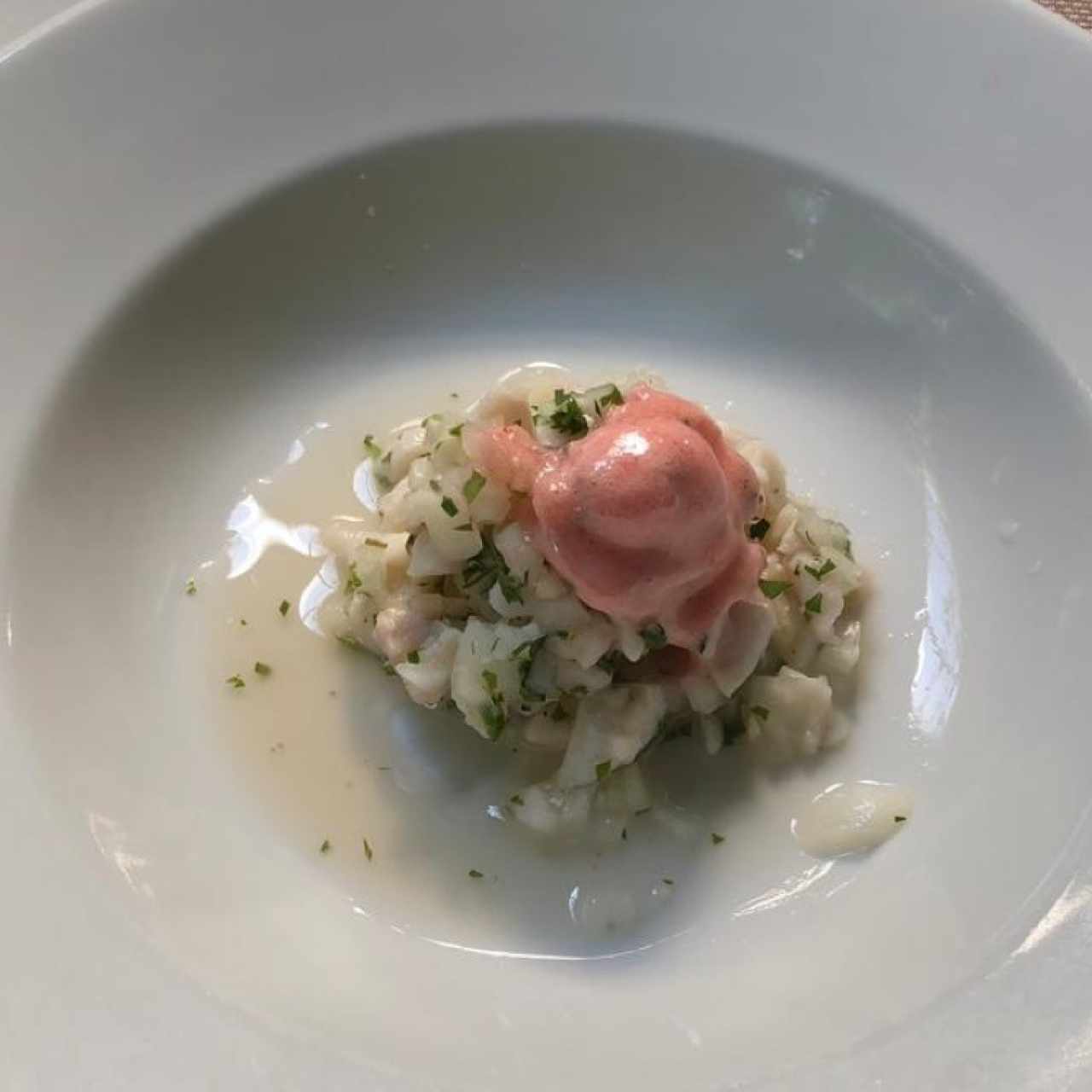 Ceviche con fresas!