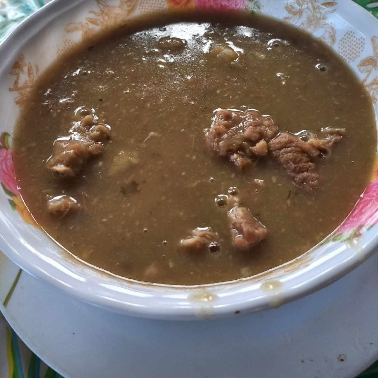 sopa de pecho