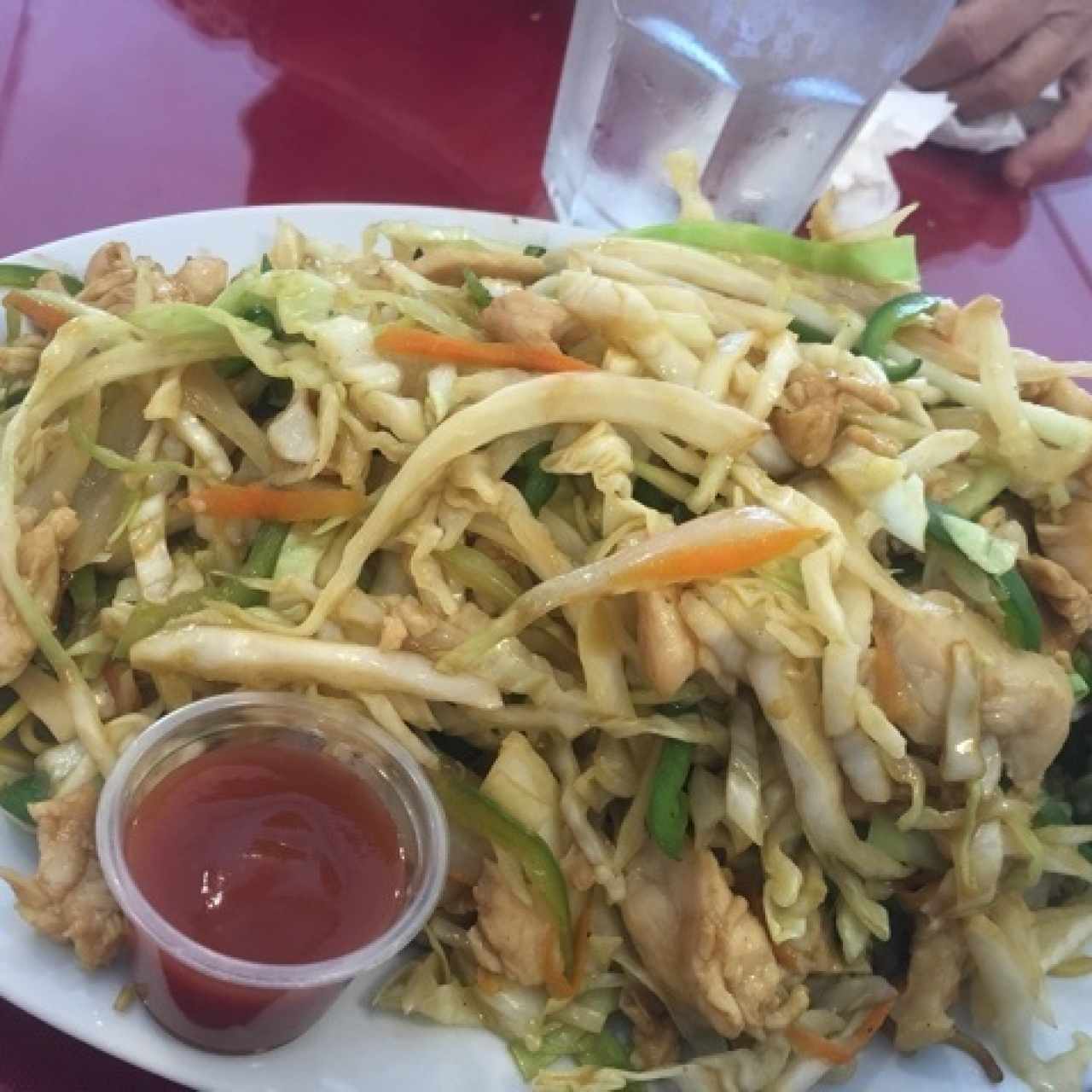 Chow Mein con Pollo