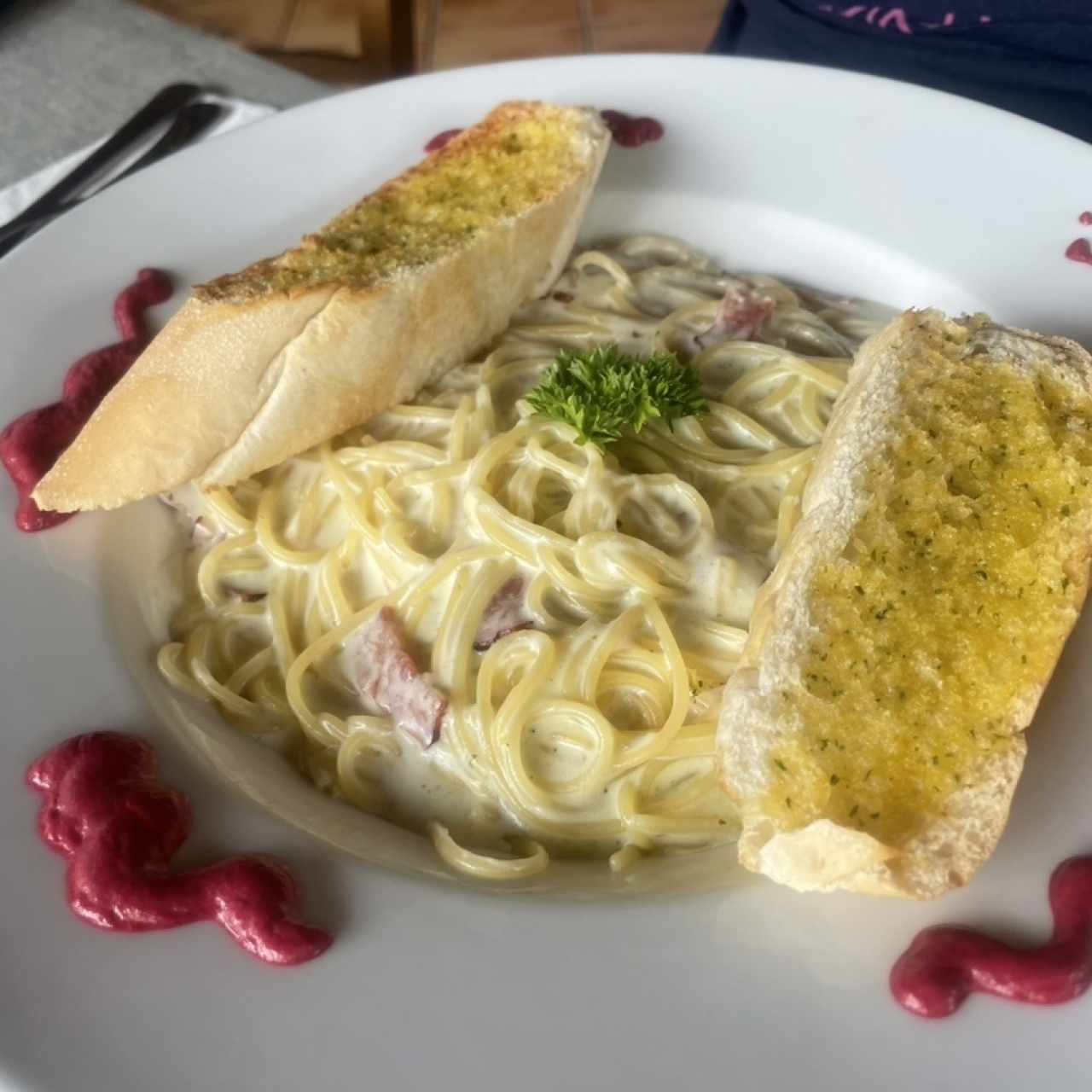 Spaguetti en carbonara