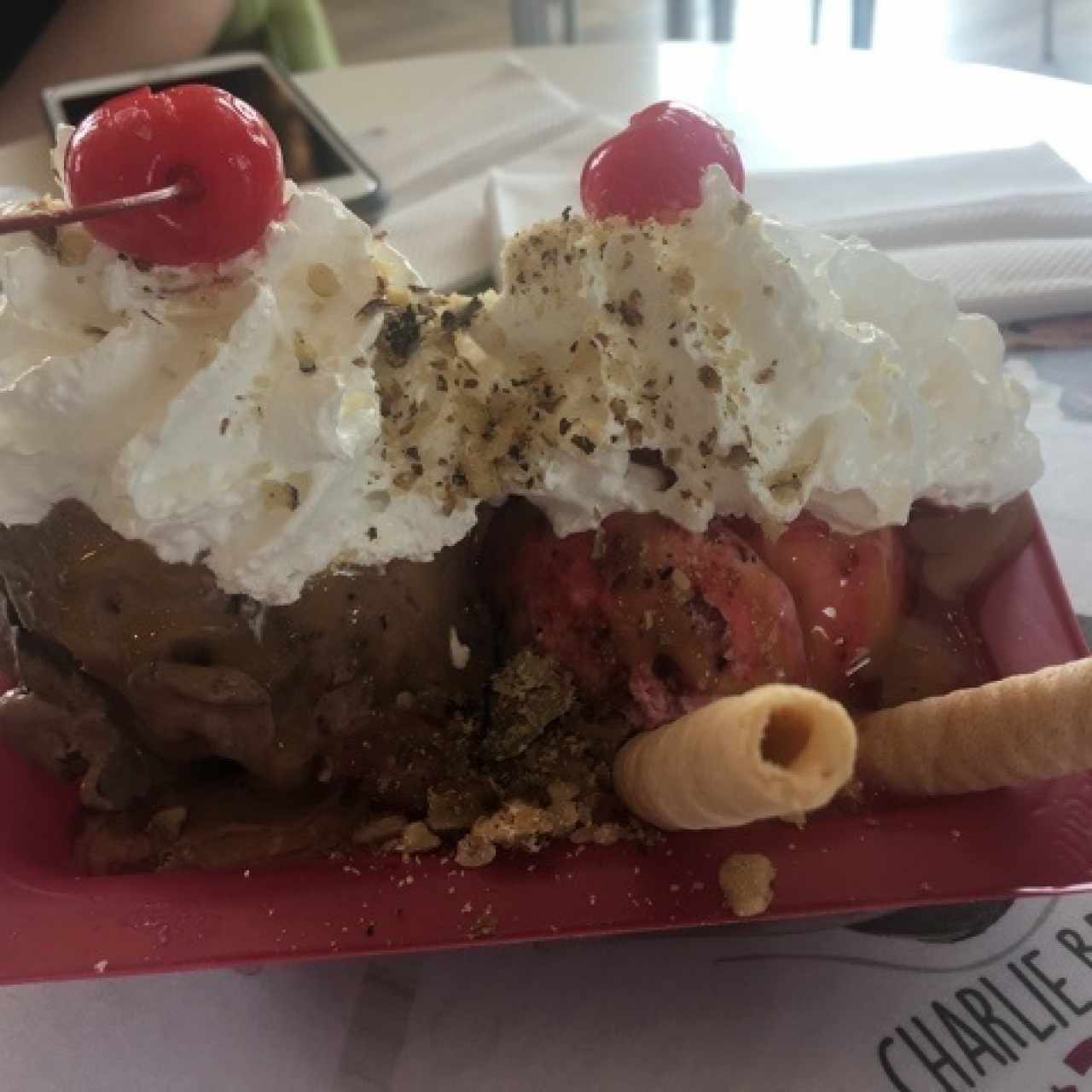 Sundae de dos sabores