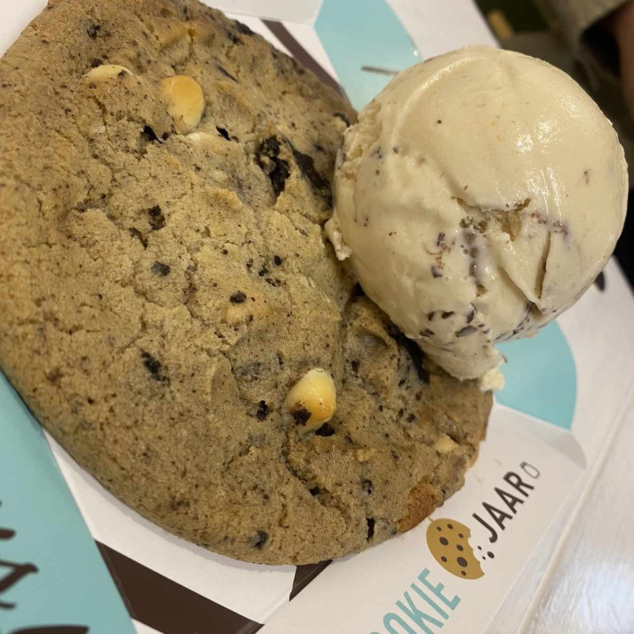 Cookie and icecream combo