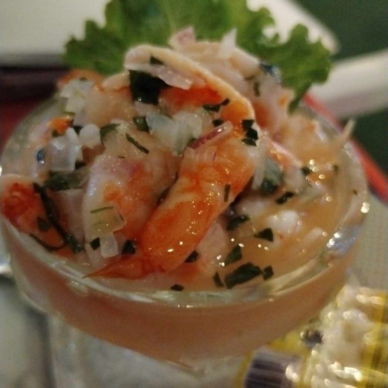 Ceviche de camarón 